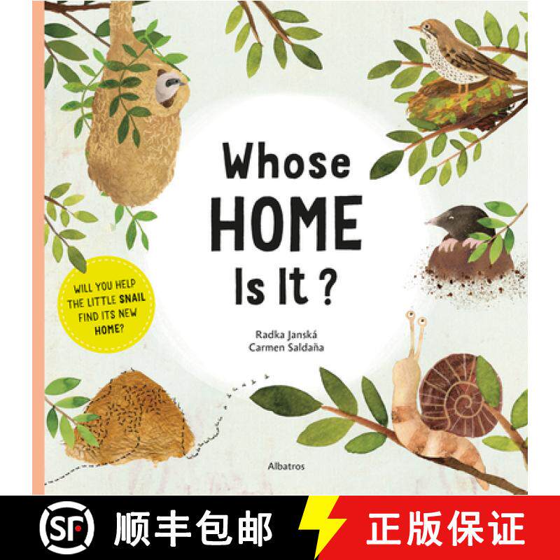 【3-4周达】Whose Home Is It? [9788000060927]