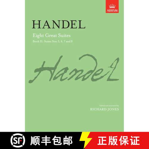 【3-4周达】Eight Great Suites, Book II: Suites Nos. 5, 6, 7 and 8 [9781854722973]