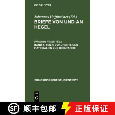 【3-4周达】精装 Dokumente und Materialien zur Biographie [9783112530979]