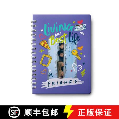 【3-4周达】精装 Friends: 12-Month Undated Planner: (Friends TV Show Gift, Friends Planner, Friends Gi... [9781647223915]