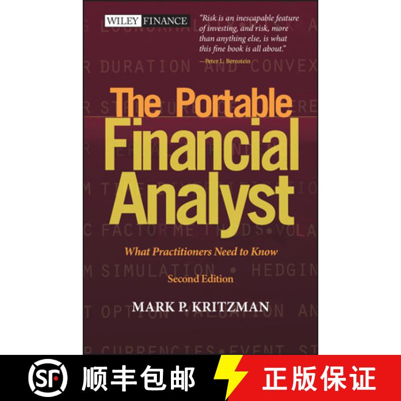 【2-3周达】The Portable Financial Analyst: What Practitioners Need To Know 2Nd Edition [Wiley金融] [9780471267607]
