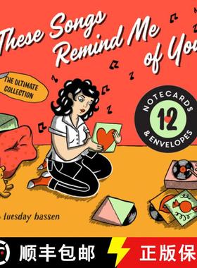 【3-4周达】These Songs Remind Me of You: 12 Notecards & Envelopes [9781797207025]