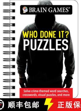 【3-4周达】Brain Games - To Go - Who Done It? Puzzles: Uncover Mysteries. Reveal the Culprit [9781639380022]