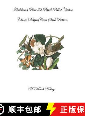 【3-4周达】Plate 32 Black Billed Cuckoo: Classic Designs Cross Stitch Pattern [9781640041653]