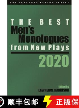 【3-4周达】The Best Men's Monologues from New Plays, 2020 [9781493053230]