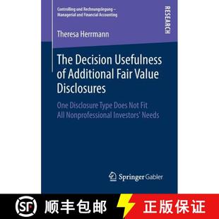 Type Additional Usefulness The Does Disclosure Fair No... Disclosures Decision One 4周达 9783658248314 Value