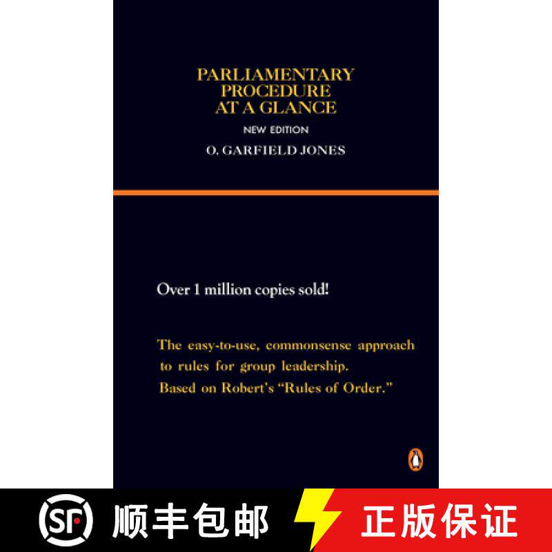 【3-4周达】Parliamentary Procedure at a Glance: New Edition [9780140153286]