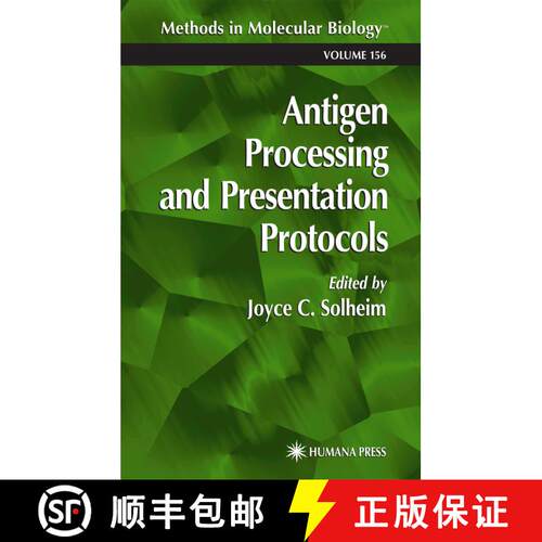 【3-4周达】精装 Antigen Processing and Presentation Protocols [9780896037458]