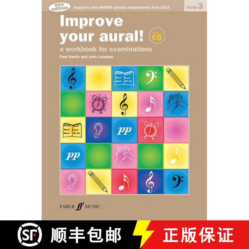 【2-3周达】Improve your aural! Grade 3: A Workbook For Examinations [9780571535446]