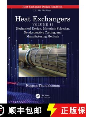 【3-4周达】Heat Exchangers: Mechanical Design, Materials Selection, Nondestructive Testing, and Manuf... [9781032399348]