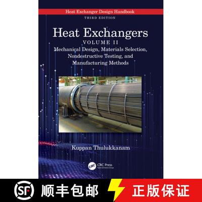 【3-4周达】Heat Exchangers: Mechanical Design, Materials Selection, Nondestructive Testing, and Manuf... [9781032399348]