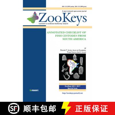预订 ZooKeys 650: Annotated Checklist of Fish Cestodes from South America [9789546428486]