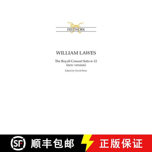 【3-4周达】William Lawes: The Royall Consort Setts 6-10 [9781898131526]
