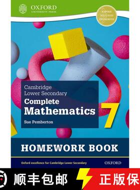 【3-4周达】Cambridge Lower Secondary Complete Mathematics 7: Homework Book - Pack of 15 (Second Edition) [9781382018722]