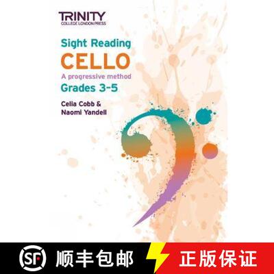 【3-4周达】Trinity College London Sight Reading Cello: Grades 3-5 [9780857368607]