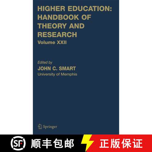 【3-4周达】Higher Education: Handbook of Theory and Research : Volume 22 [9781402066559]