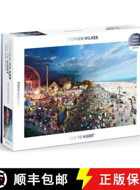 【3-4周达】Stephen Wilkes Day To Night™ Coney Island 1500 Piece Puzzle [9780735383067]