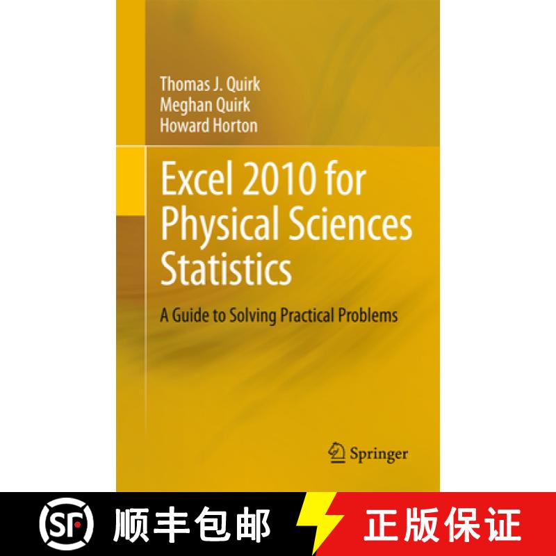 【4周达】Excel 2010 for Physical Sciences Statistics: A Guide to Solving Practical Problems [9783319006291]