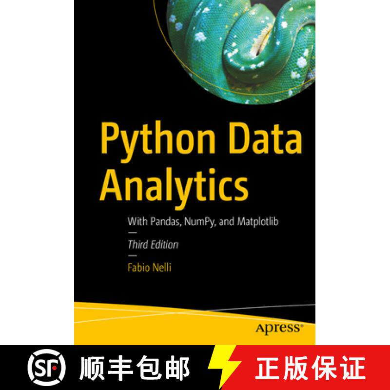 预订 Python Data Analytics : With Pandas, NumPy, and Matplotlib [9781484295311]