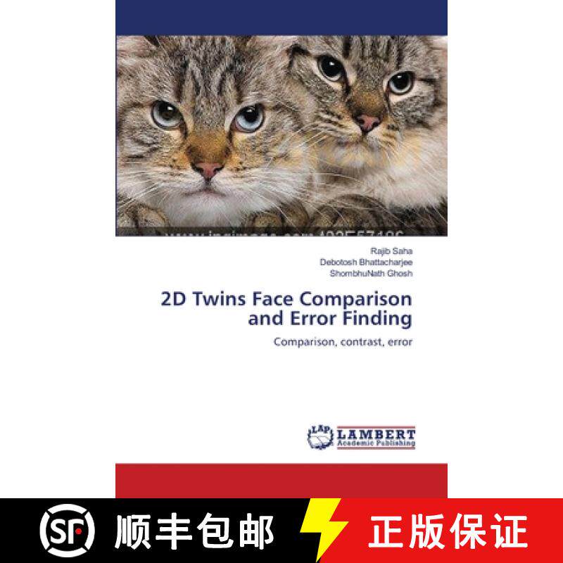 预订 2D Twins Face Comparison and Error Finding [9783659164668]