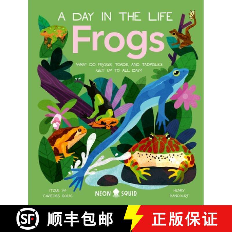 【3-4周达】Frogs (a Day in the Life): What Do Frogs, Toads, and Tadpoles Get Up to All Day? [9781684493074]