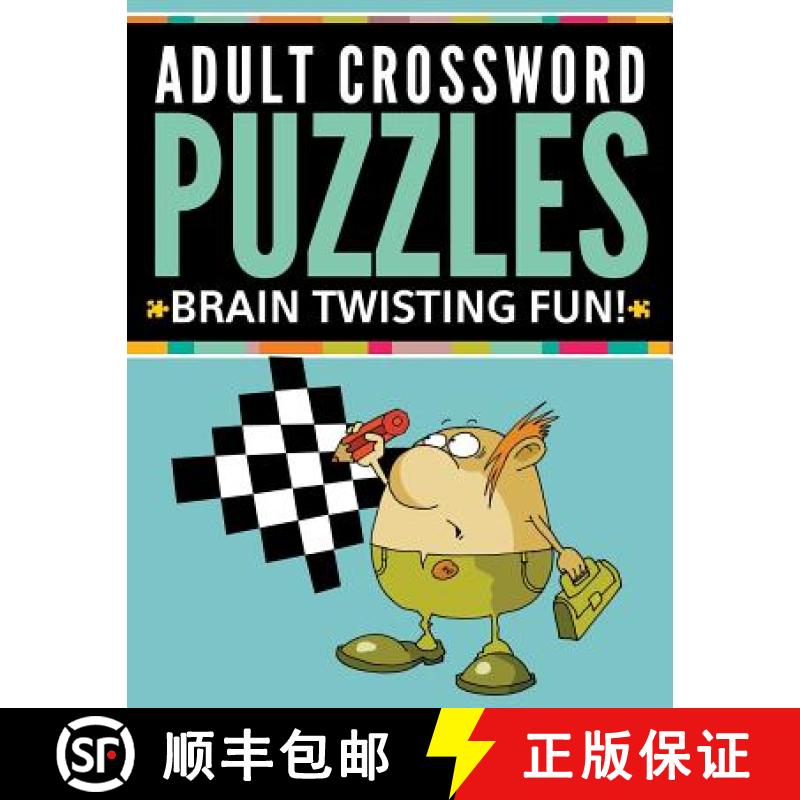 【2-3周达】Adult Crossword Puzzles: Brain Twisting Fun! [9781681277042]