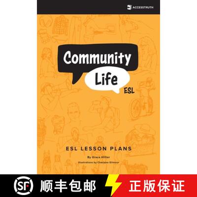 【3-4周达】Community Life ESL: Over Eighty Lessons for Teaching Community-Based English [9780648415190]