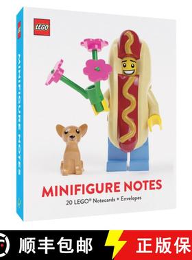 LEGO (R) Minifigure Notes: 20 Notecards and Envelopes [9781452182285]