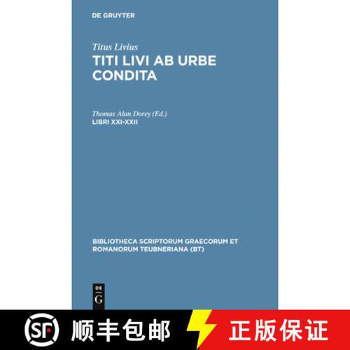 【3-4周达】精装 AB Urbe Condita, Libri Xxi-Xx CB [9783598714948]