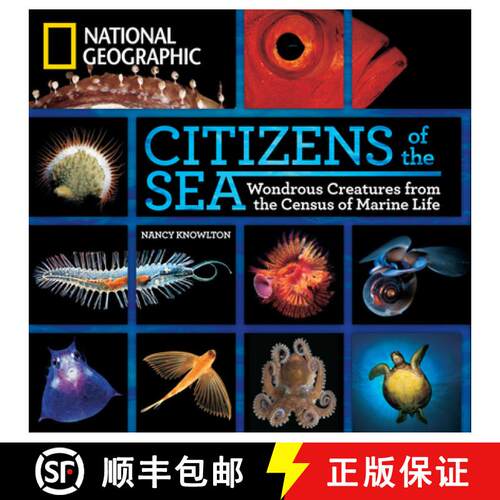 【3-4周达】精装 Citizens of the Sea: Wondrous Creatures From the Census of Marine Life [9781426206436]