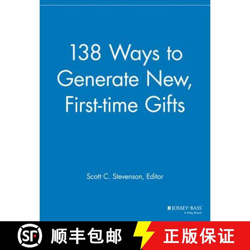【3-4周达】138 Ways to Generate New, First-Time Gifts [9781118691755]