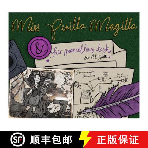 【3-4周达】精装 Miss Perilla Magilla and her Marvellous Desk [9781838432348]