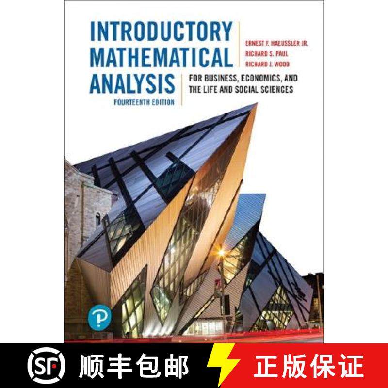 【3-4周达】Introductory Mathematical Analysis for Business, Economics, and the Life and Social Scienc... [9780134141107]