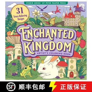 4周达 Adult Kingdom Book Designs Thick Sided Enchanted One 9781441344694 Paper Coloring