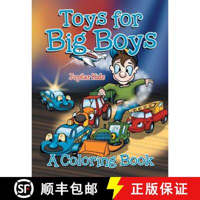 【3-4周达】Toys for Big Boys (A Coloring Book) [9781682129142]