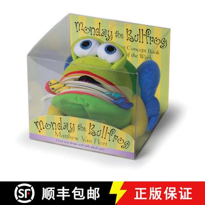 【3-4周达】Monday the Bullfrog: A Huggable Puppet Concept Book about the Days of the Week [With Book(... [9781442409583]