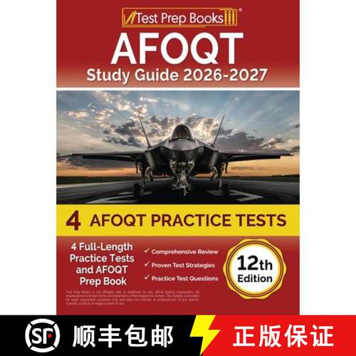 【3-4周达】AFOQT Study Guide 2026-2027: 4 Full-Length Practice Tests and AFOQT Prep Book [12th Edition] [9781637759714]