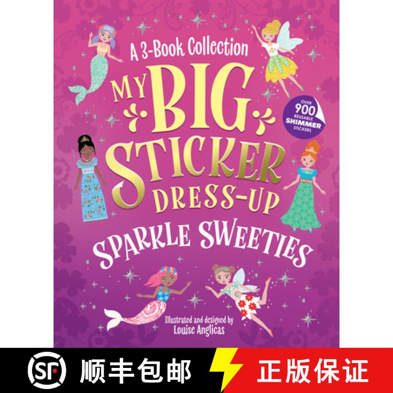 【2-3周达】My Big Sticker Dress-Up: Sparkle Sweeties [9781464230707]
