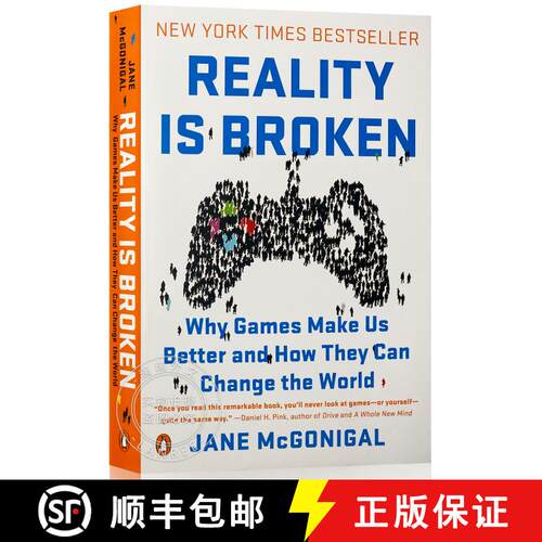 现货 现实是破碎的 游戏改变世界 Reality Is Broken: Why Games Make Us Better and How They Can Change th... [9780143120612]