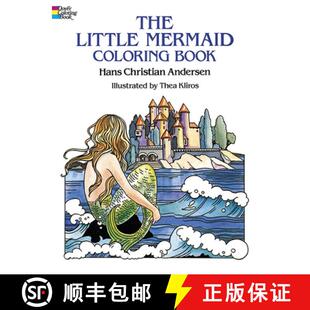 Mermaid Little Coloring Book 预订 9780486271309 The