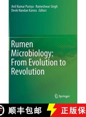 【3-4周达】Rumen Microbiology: From Evolution to Revolution [9788132224006]