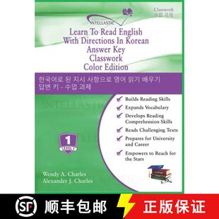 【3-4周达】Learn To Read English With Directions In Korean Answer Key Classwork : Color Edition [9781945738678]