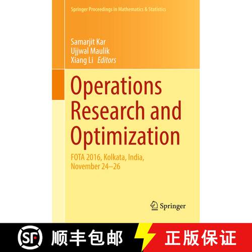 【3-4周达】精装 Operations Research and Optimization : FOTA 2016, Kolkata, India, November 24-26 (1st... [9789811078132]