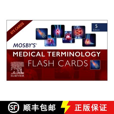 【3-4周达】Mosby's (R) Medical Terminology Flash Cards [9780323762892]