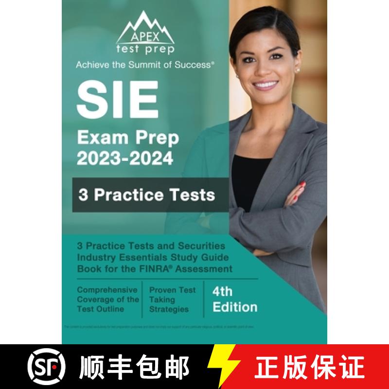 【2-3周达】SIE Exam Prep 2023 - 2024: 3 Practice Tests and Securities Industry Essentials Study Guide... [9781637750872]