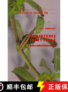 预订 Faune de France, Volume 70: Hémiptères Berytidae: Euro-Méditerranéens [9782903052041]