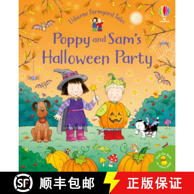 【3-4周达】Poppy and Sam's Halloween Party: A Halloween Book for Kids [9781474935913]