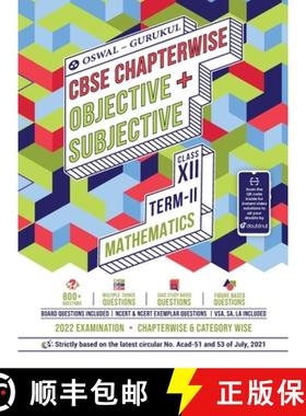 【3-4周达】Oswal-Gurukul Mathematics Chapterwise Objective + Subjective for CBSE Class 12 Term 2 Exam [9789392563140]
