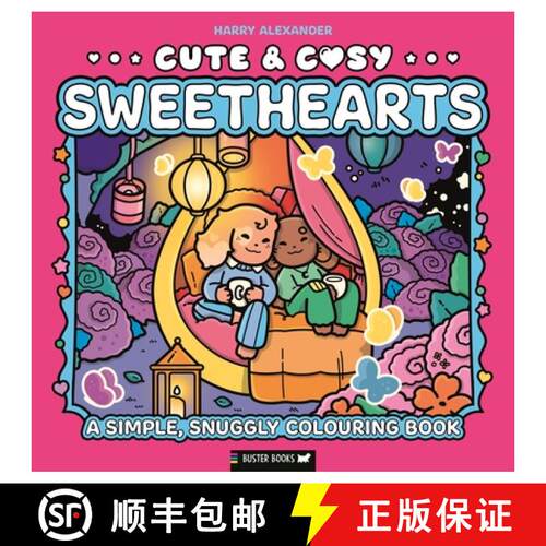 Cute & Cosy: Sweethearts: A Simple, Snuggly Colouring Book [9781837251230]