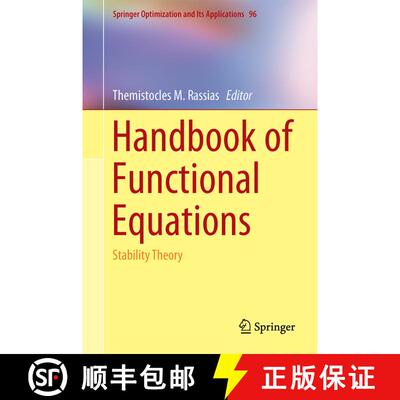 【3-4周达】Handbook of Functional Equations : Stability Theory [9781493912858]